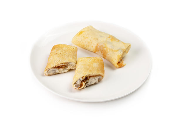 Блинчики с куриным жульеном