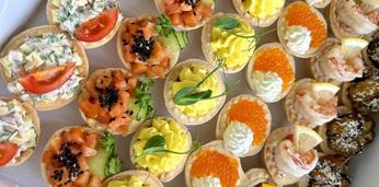 Сэндвичи и тарталетки на 5-7 персон