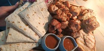 Сытный мужской мясной сет на 11-12 персон